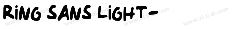 Ring Sans Light字体转换